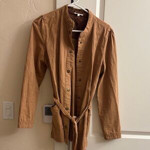 Maurices Tan Button-Up Jacket